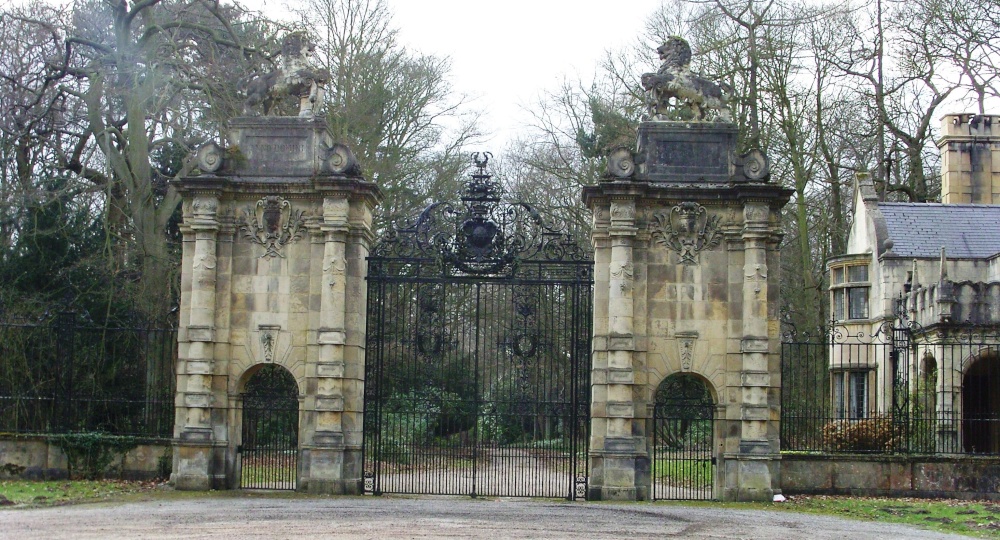 Lion Gates, Welbeck Abbey, Worksop, Nottinghamshire