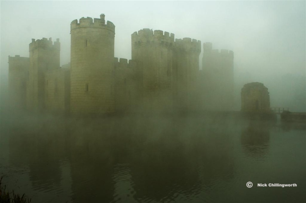 Rising Through The Mist, Bodiam Castle, Robertsbridge, East Sussex