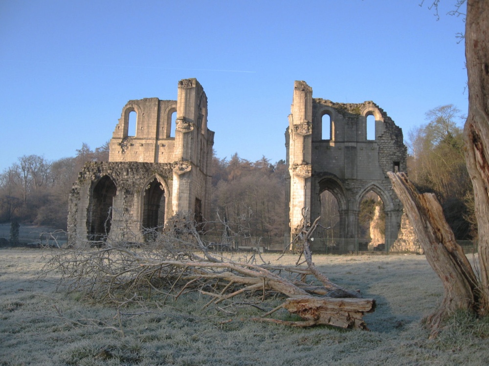 Frosty morning at Roche Abbey, Maltby, South Yorkshire