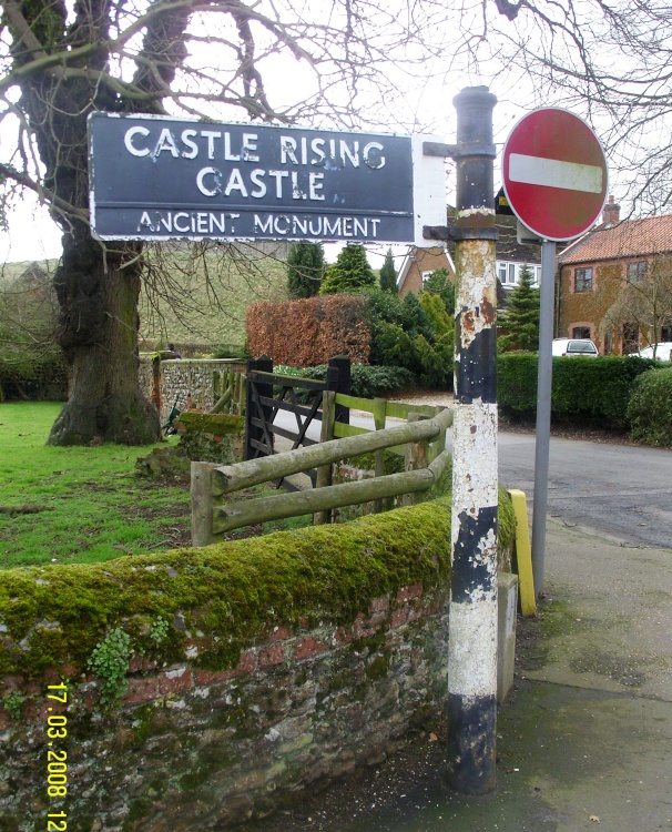 Castle Sign, Castle Rising, Norfolk