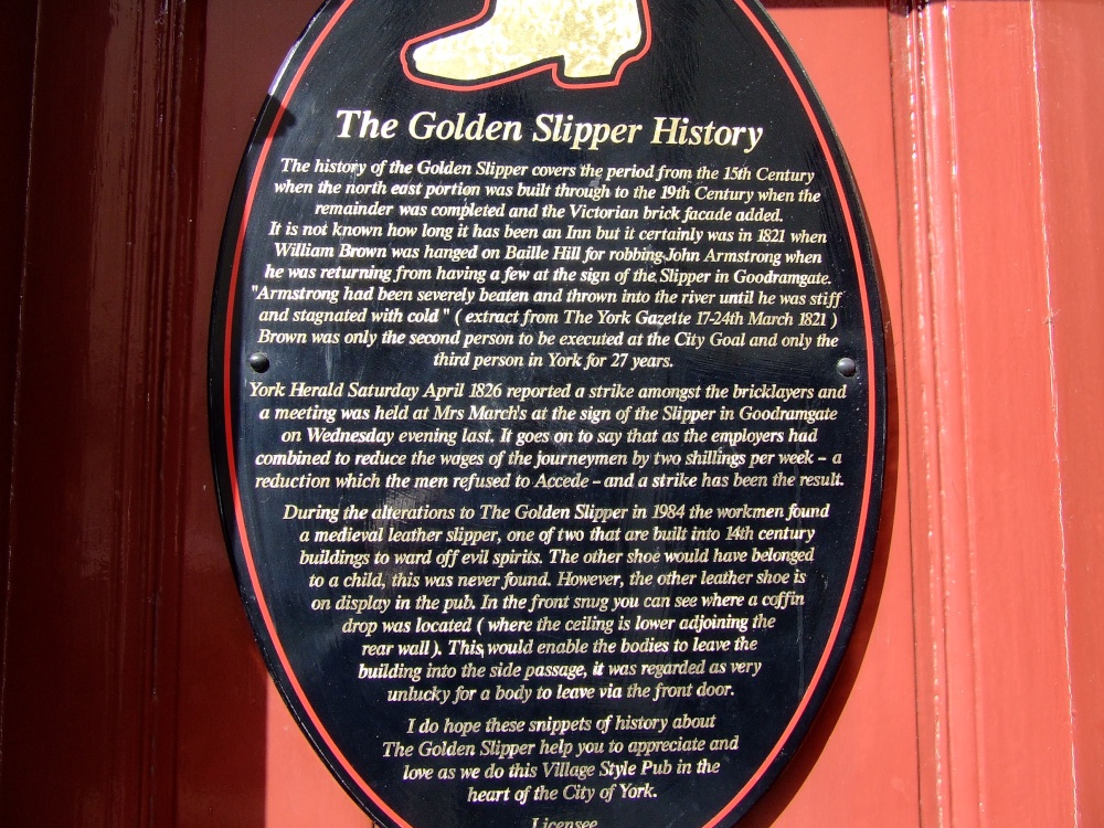 The golden slipper