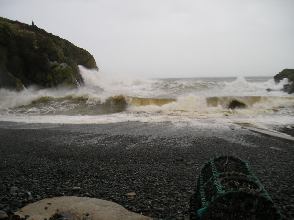 Cadgwith Cove in a Storm
