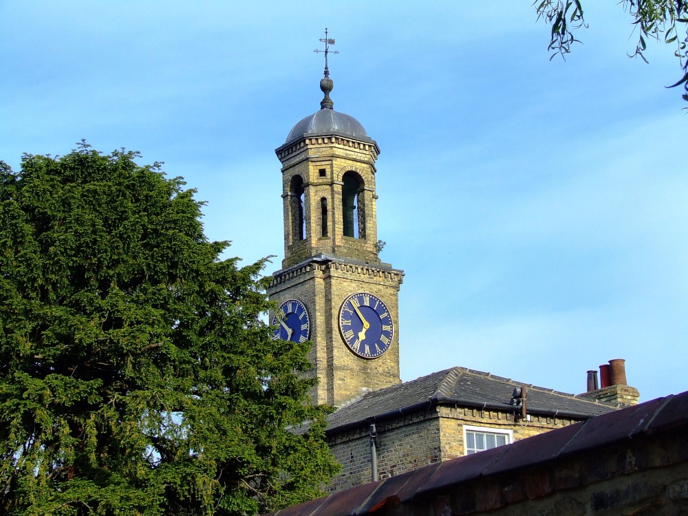 Town hall clock tower