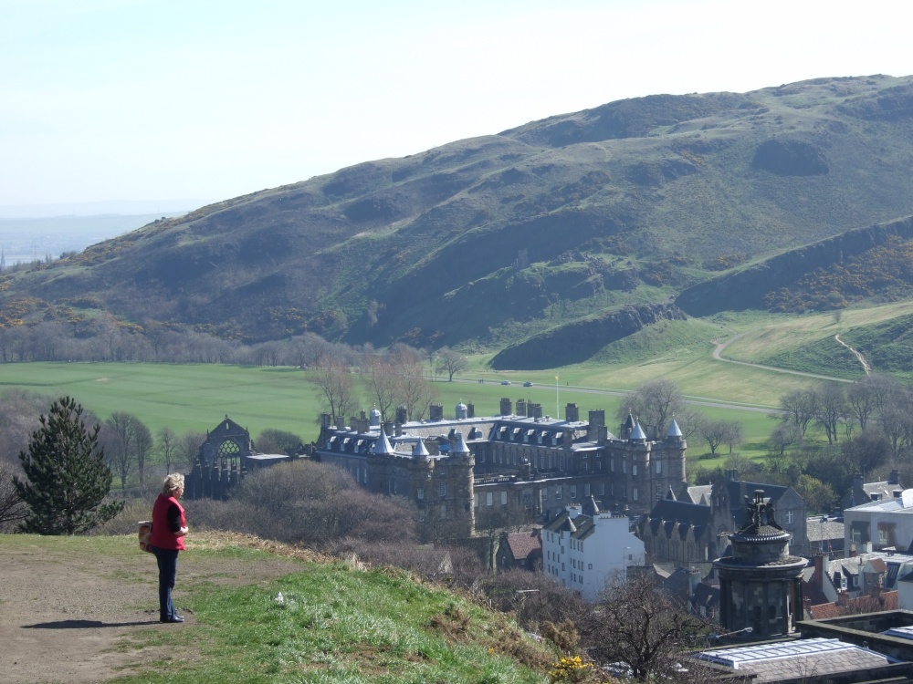Palace of Holyroodhouse from Calton Hill