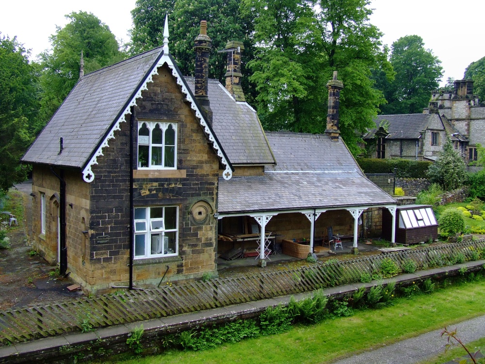 The old railway station near Little Longstone