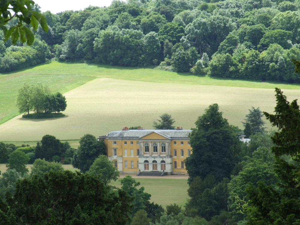 West Wycombe House and Park, viewed from the hill
