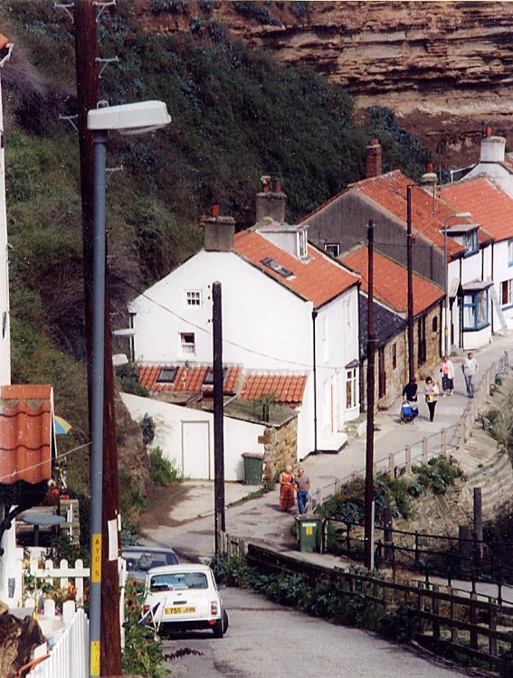 Staithes from the cowbar nab side hill
