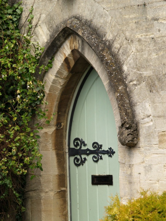 Chapel door, Northleach, Gloucs.