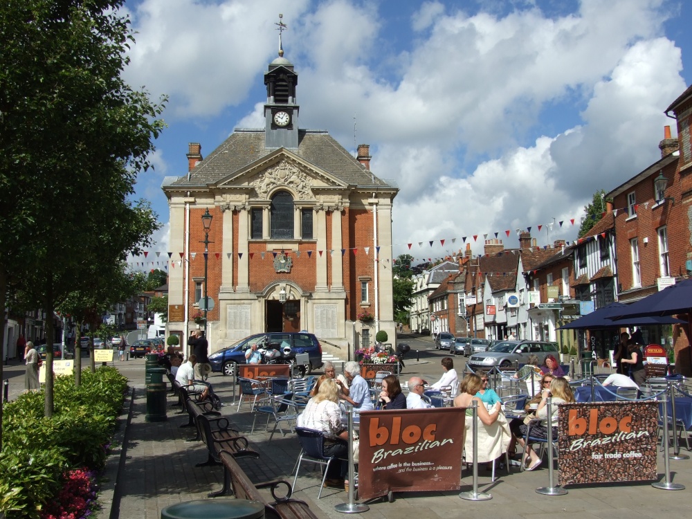 Henley-on-Thames, The Market Place and Town Hall