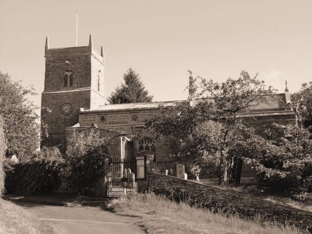 The church at Scaldwell as it might have looked years ago