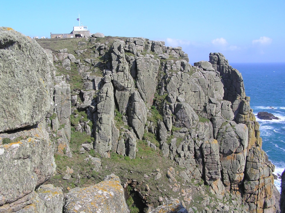 National Coastwatch station on top of Gwenapp Head, Cornwall