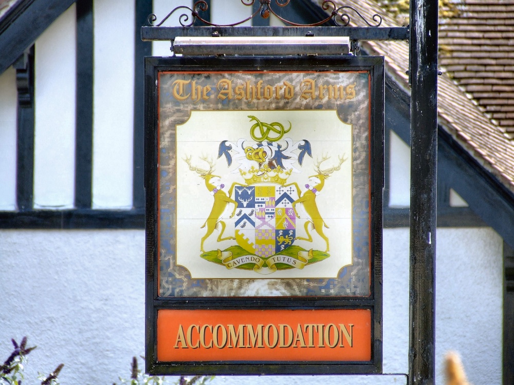 The Ashford Arms sign
