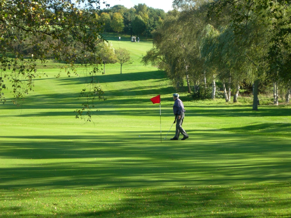 The 17th green at Worksop Golf Club