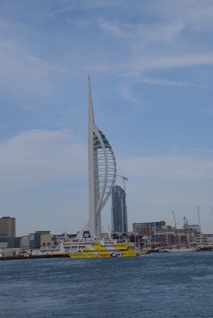 Spinnaker Tower and Gunwharf Quay looking from Gosport