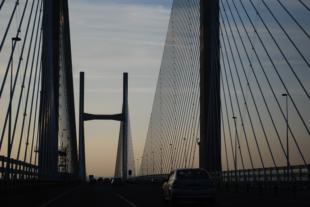 Crossing the Severn bridge