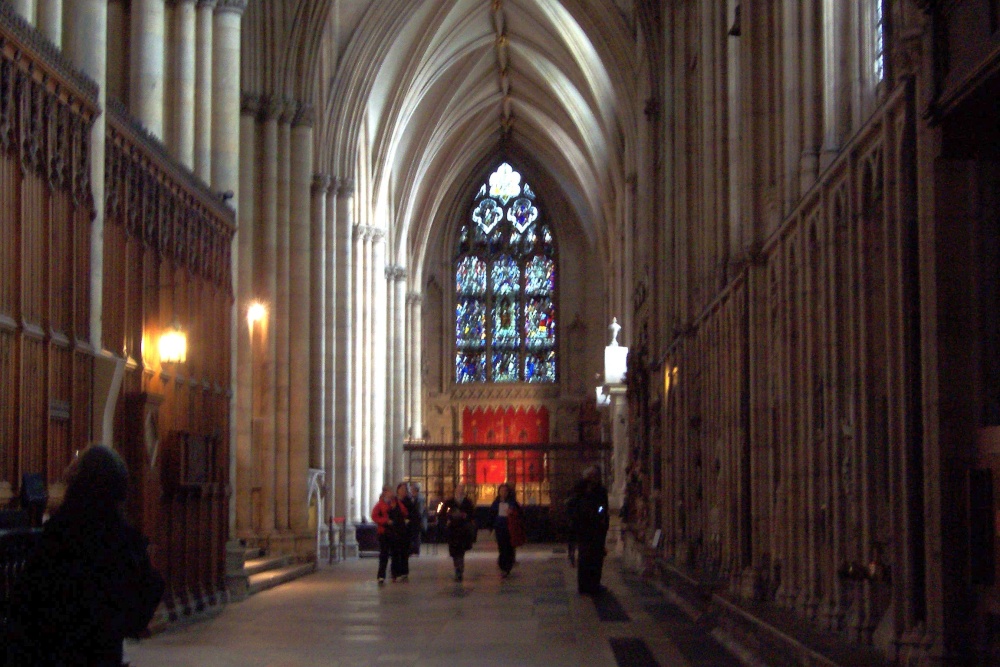 One of the transepts of York Minster