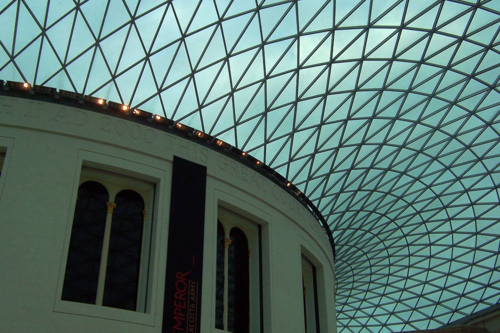 Ceiling of the Great Court of the British Museum
