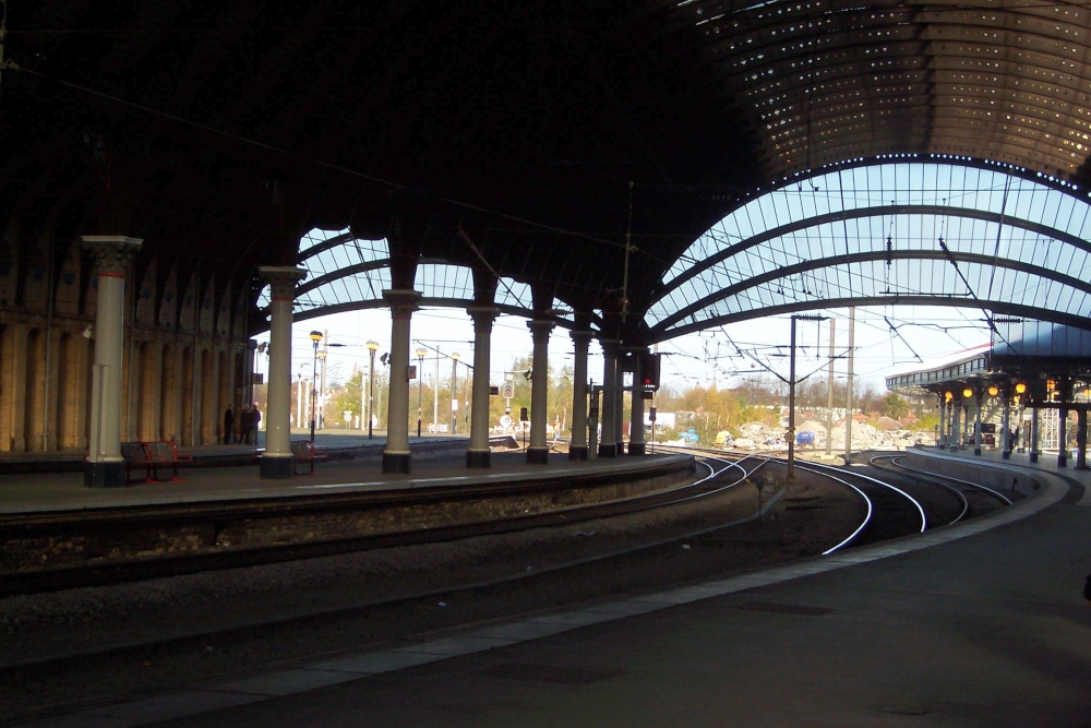 Other end of York Railway Station