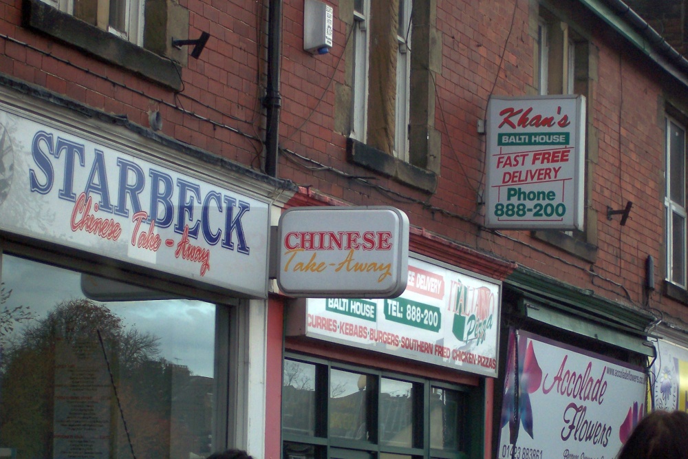 Chinese Takeaway Sign in Harrogate