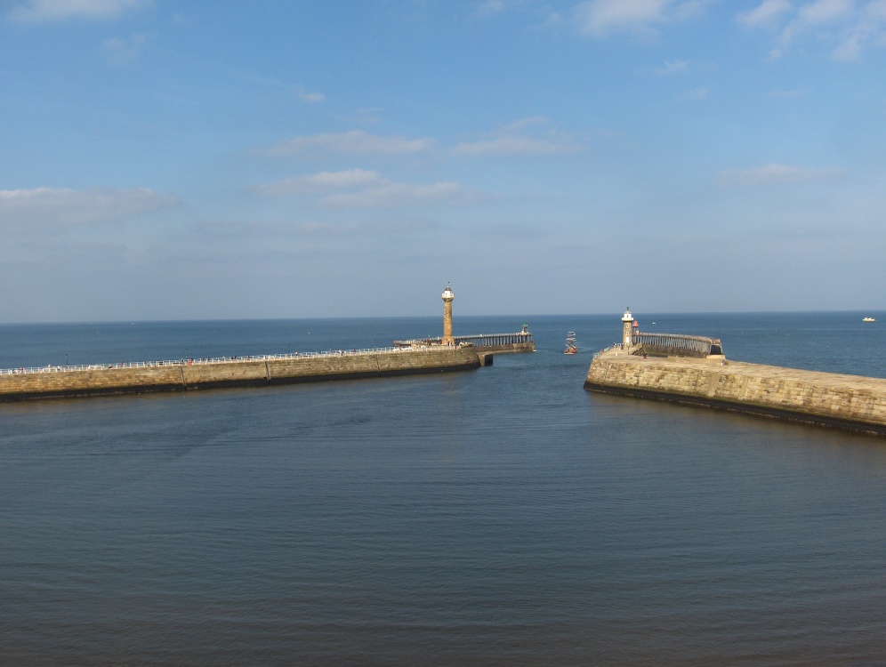 Whitby harbour entrance