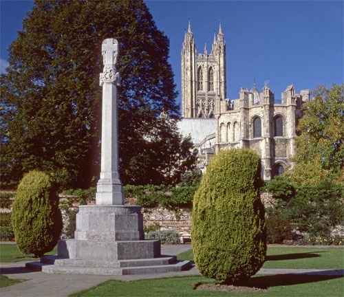 The gardens, Canterbury Cathedral, Kent