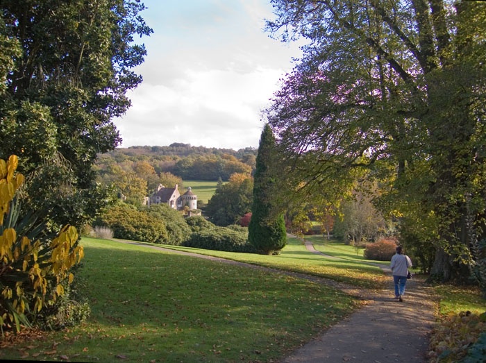The approach to Scotney Castle, Kent