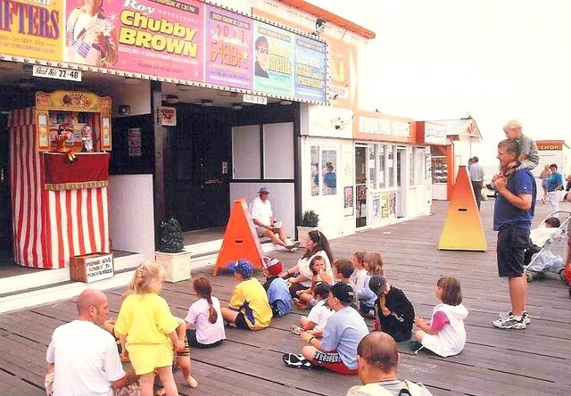 Punch and Judy show on Great Yarmouth Pier