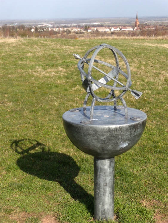 Sundial at the highest point