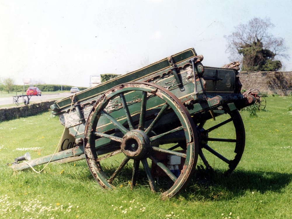 Old cart near Oakham Rutland at Barnsdale Lodge