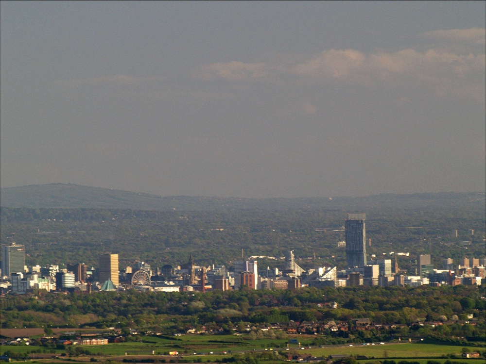 Manchester, from Knowl Moor
