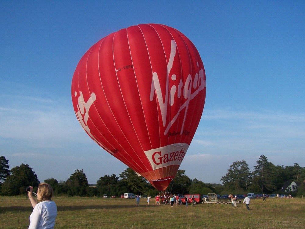 Virgin hot air balloon