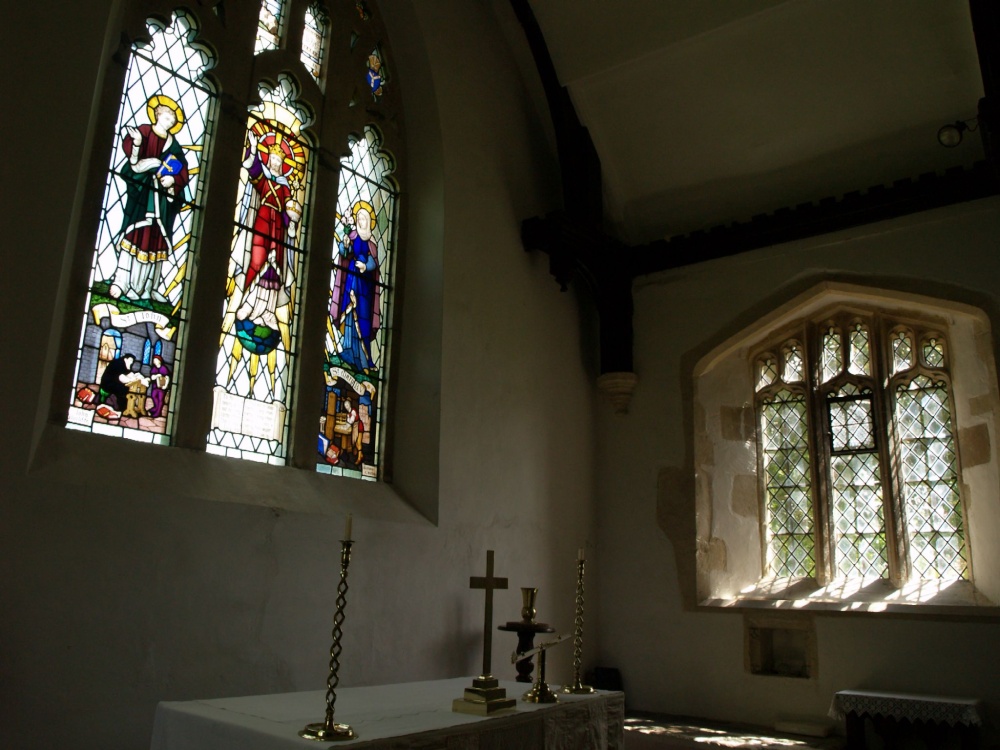 Inside St Mary's Church, Ludgershall, Bucks