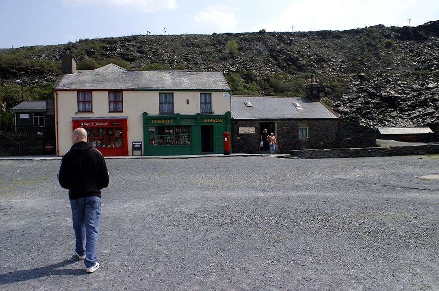 The miners village.
