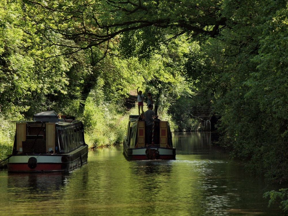 Birmingham and Worcester Canal, Dunhampstead, near Oddingley, Worcs.