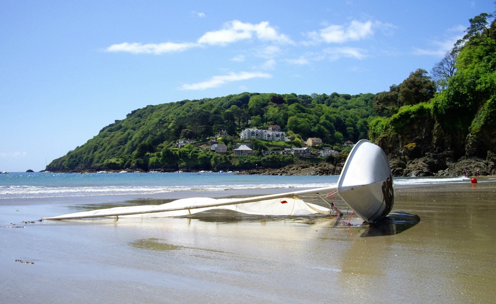 Yacht on North Sands