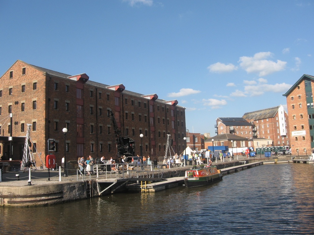 Gloucester Docks, with 'Jamie'