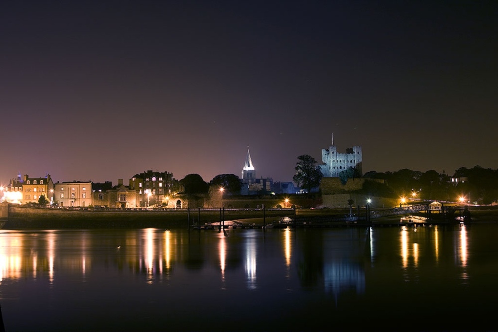 Rochester at night