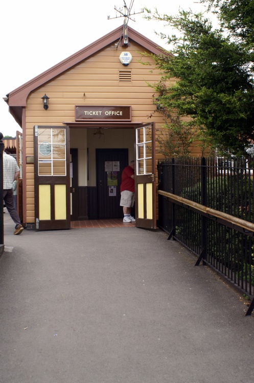 Bishops Lydeard Station ticket office.