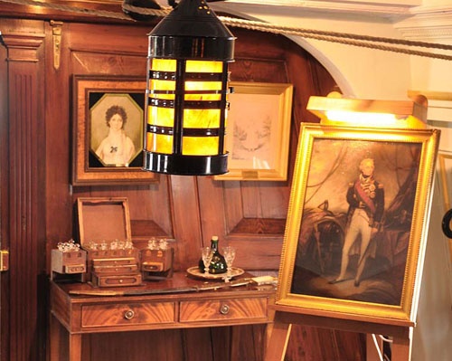 Part of Nelson's cabin, HMS Victory