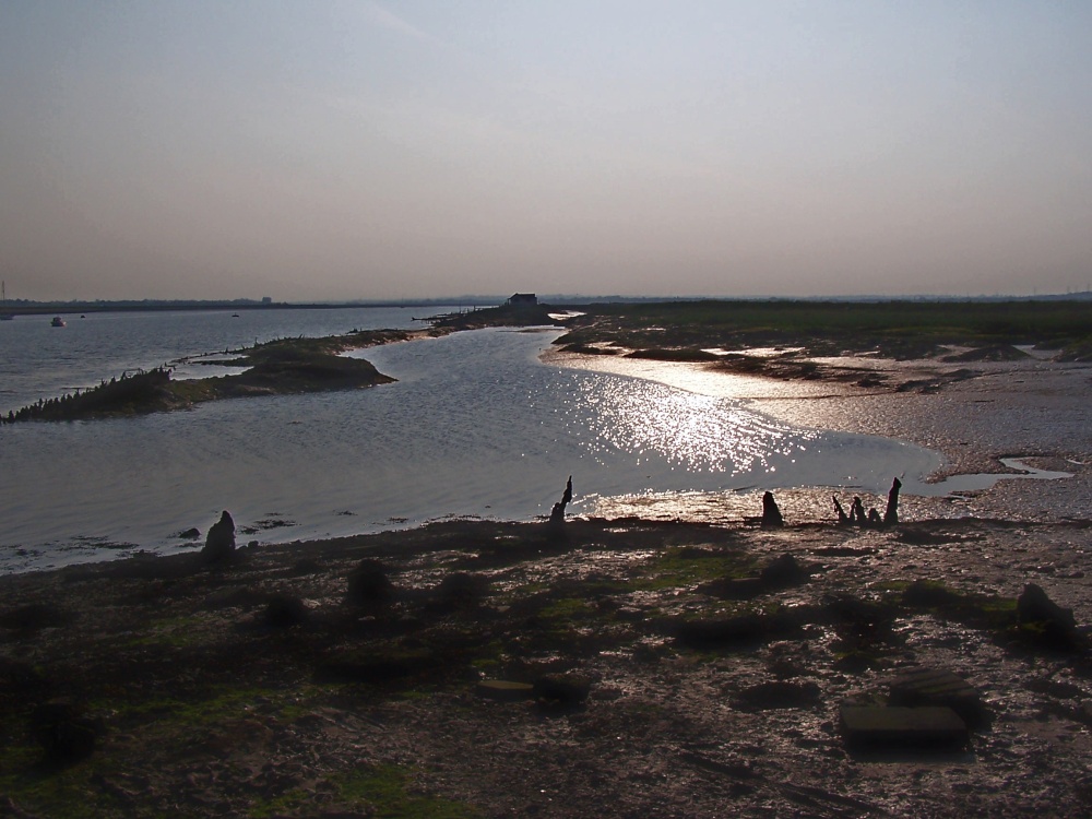 The River Crouch at North Fambridge, Essex, England