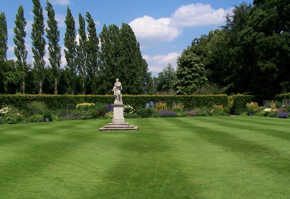 Statue on the lawn