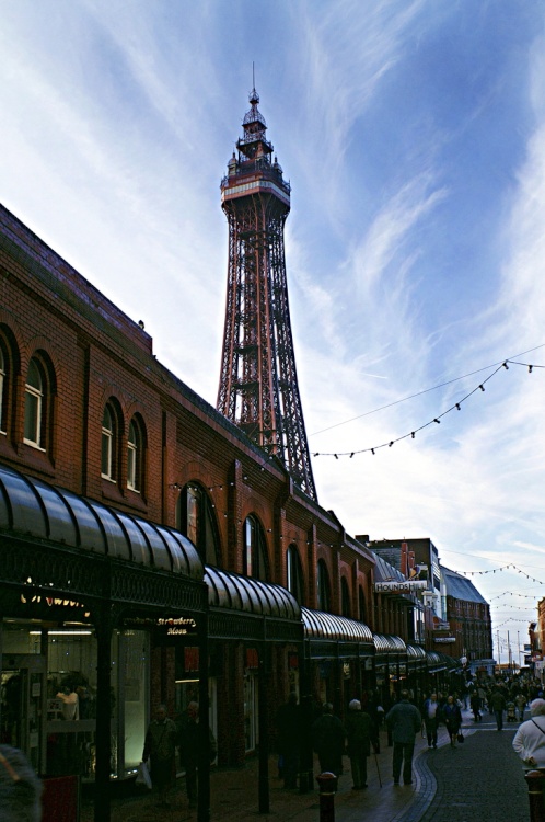 Blackpool tower on a fresh December Day