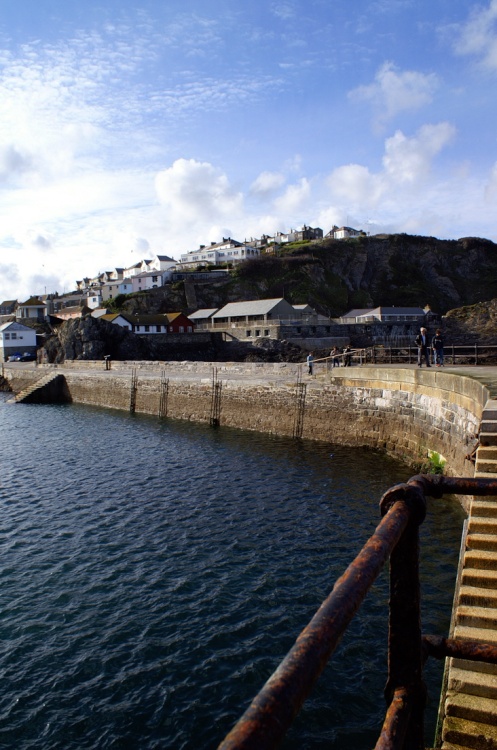 Houses overlooking the harbour.