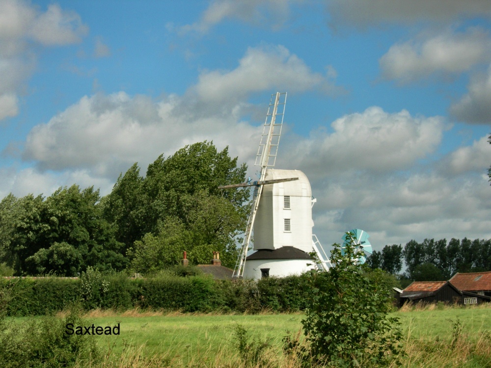 A different view of Saxtead Mill