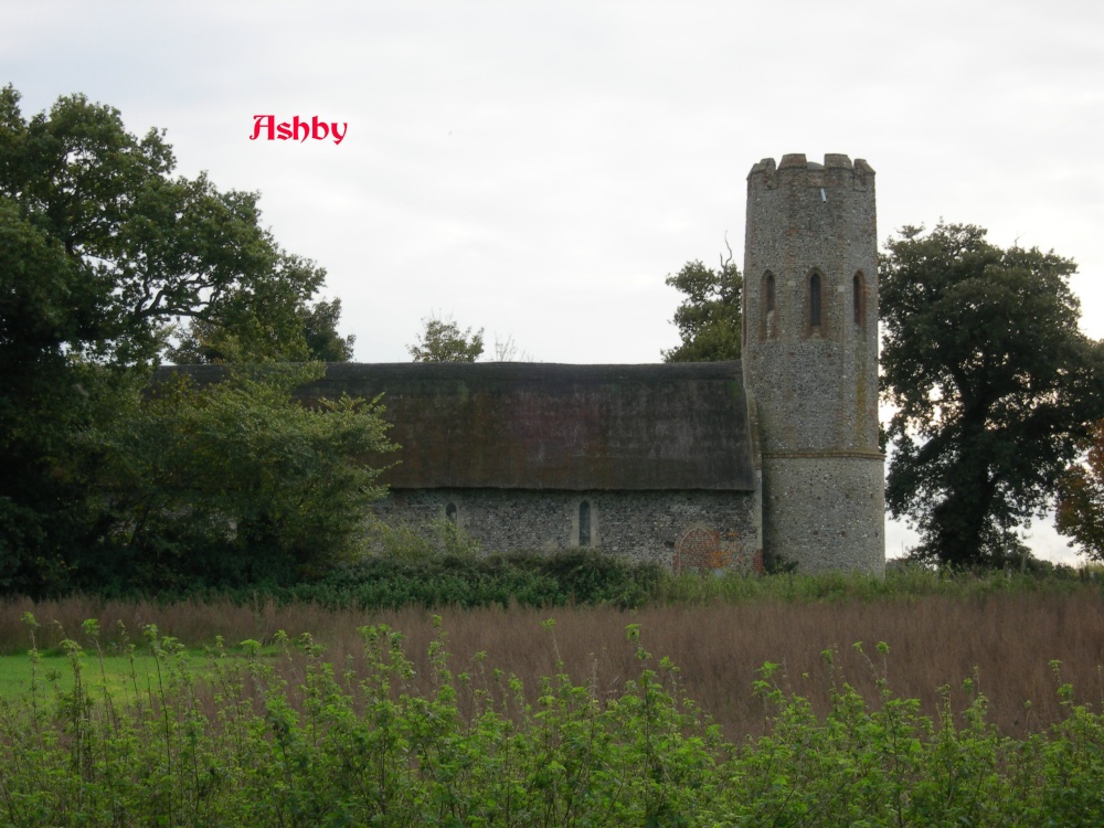 Back view of Ashby Church