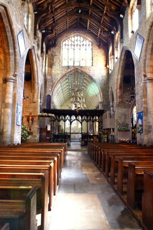 Looking towards the altar.
