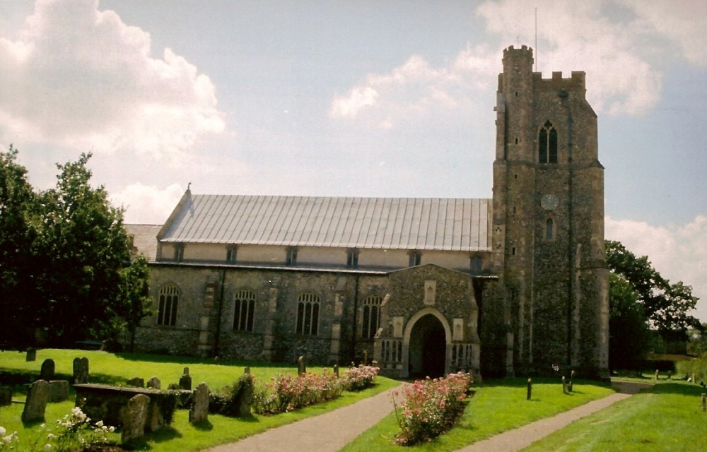 The other side of Dennington Church