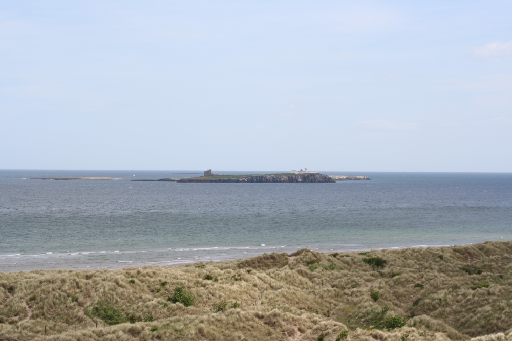 The Farnes from Bamburgh Castle