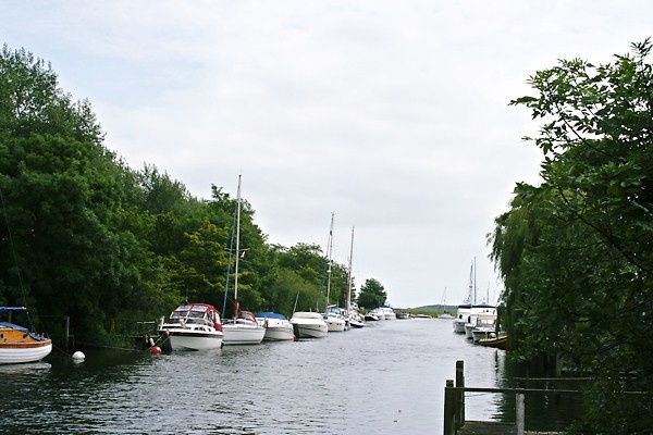 Boats on the River Stour, Christchurch