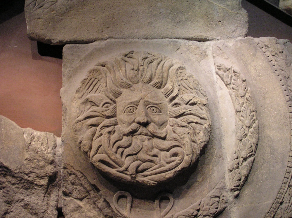 The God Sul at Roman Baths at Bath